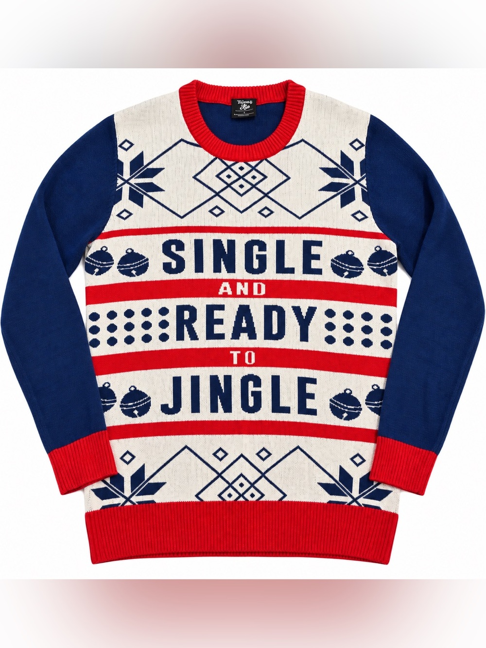 Walnut & 39th Single and Ready to Jingle Christmas Ugly Sweater Size Small